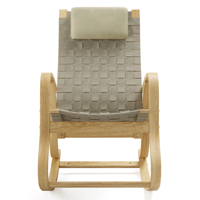 La Redoute Garden Jimi Rocking Wicker Chair — Descargar