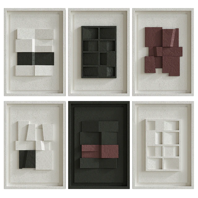 Decorative set of art paintings #58 — Descargar