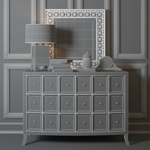 Baker Bevel Low Cabinet — Скачать