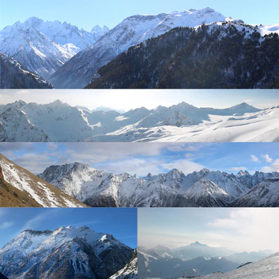 Snowy Mountains panoramas — Ver 1