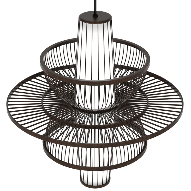 Pastoral Rattan Decorative Pendant Lights — Скачать