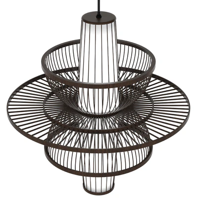 Pastoral Rattan Decorative Pendant Lights — Вид 2