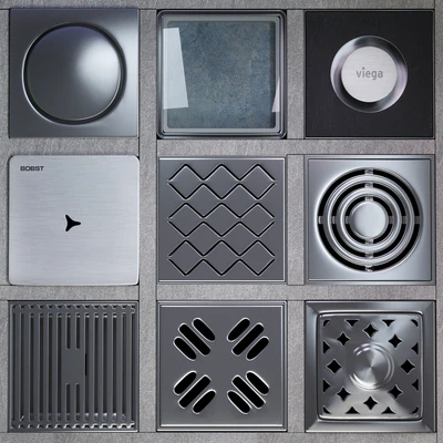 Grilles for shower drainage .. — Ver 1