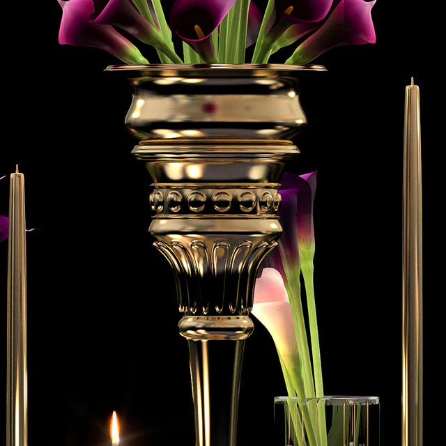 DECORATIVE FLOWER VASE SET — Descargar