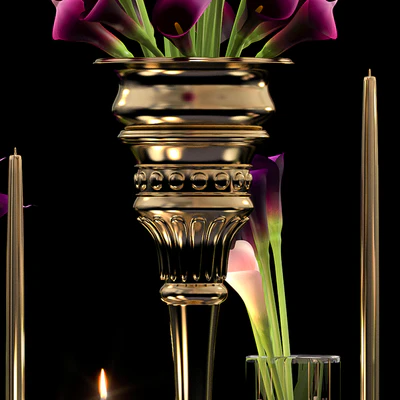 DECORATIVE FLOWER VASE SET — Ver 2