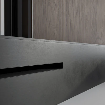 Decorative wall with fireplace set 18 — Ver 3