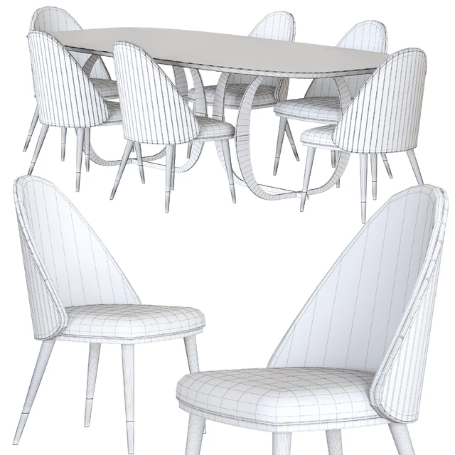 Capital Collection Convivio Table and Diva Chair Dining Set — Descargar