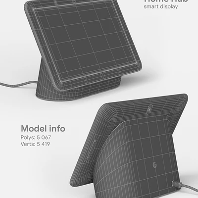 Google Home Hub 4 colors — Ver 3