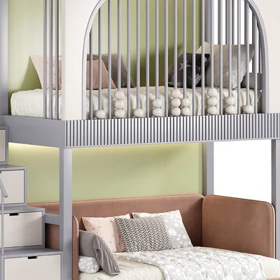 Designer two-level bed Kids room 09 — Ver 2