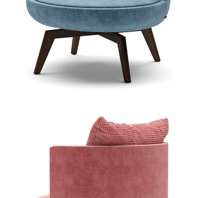BTdesign Round Armchair — Ver 2