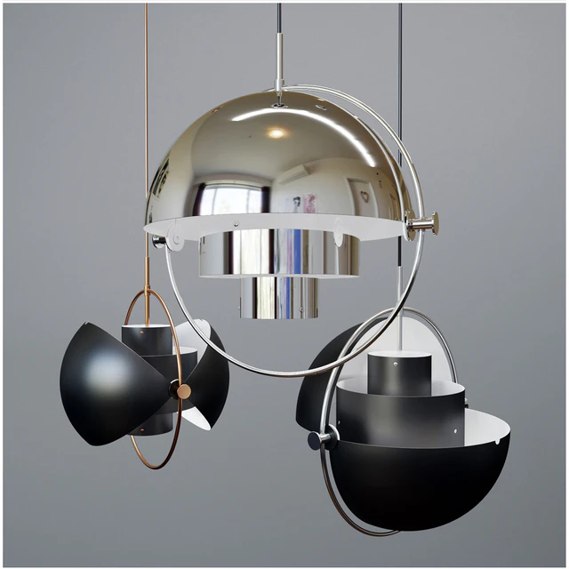 Pendant lamp Gubi Multi - lite  cor   v-ray — Descargar