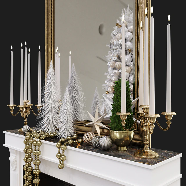 Christmas Decorative set sk 2 (Vray) — Descargar