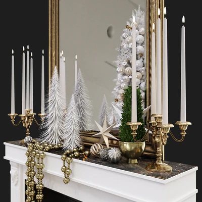 Christmas Decorative set sk 2 (Vray) — Ver 3