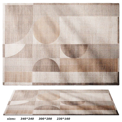 Deco - Beige Rug by RUGVISTA — Ver 1