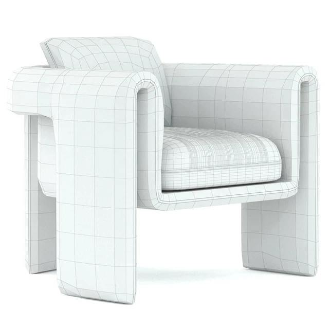 Floria Velvet Chair — Descargar