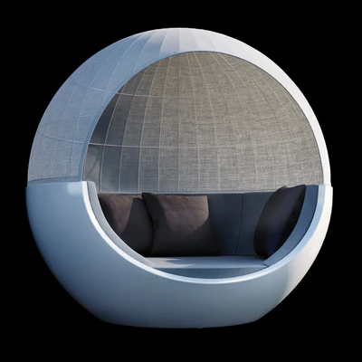 Deck chair Vondom ULM Moon with roof — Ver 1