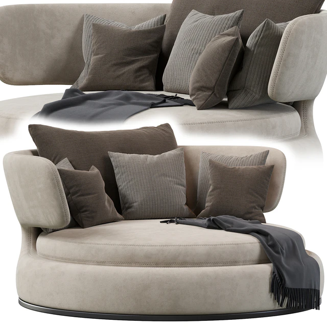 Amoenus Soft Maxalto Swivel Sofa — Descargar