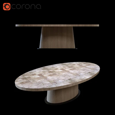 Van Rossum KOPS OVAL TABLE — Ver 2