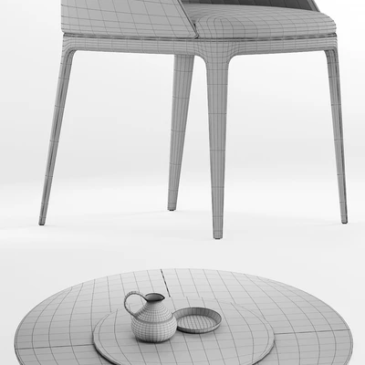 Poliform Grace chair &  Concorde Round table — Вид 2