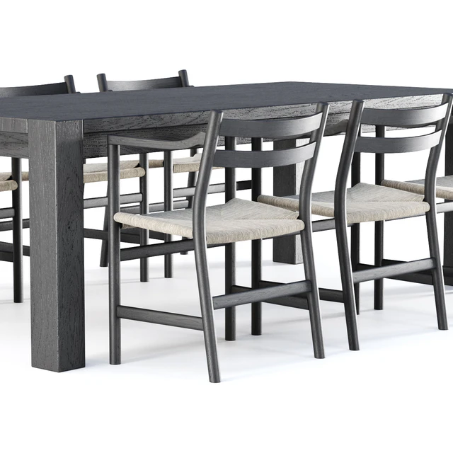 Carl Hansen furniture set v17 / Garden furniture set — Descargar
