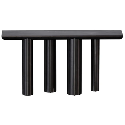 Консоль Bomen Black Oak Console Table (Crate and Barrel) — Вид 2
