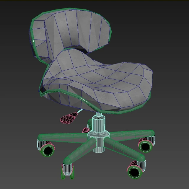 Salon Smart Ergonomic Pedicure Stool Gray — Descargar