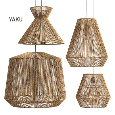 Hemp lamp Yaku LA REDOUTE — Ver 1