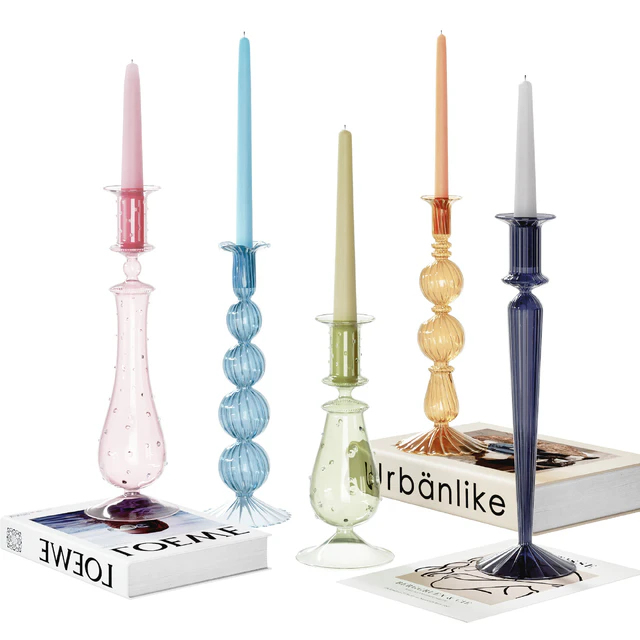 Decorative set with candles — Descargar