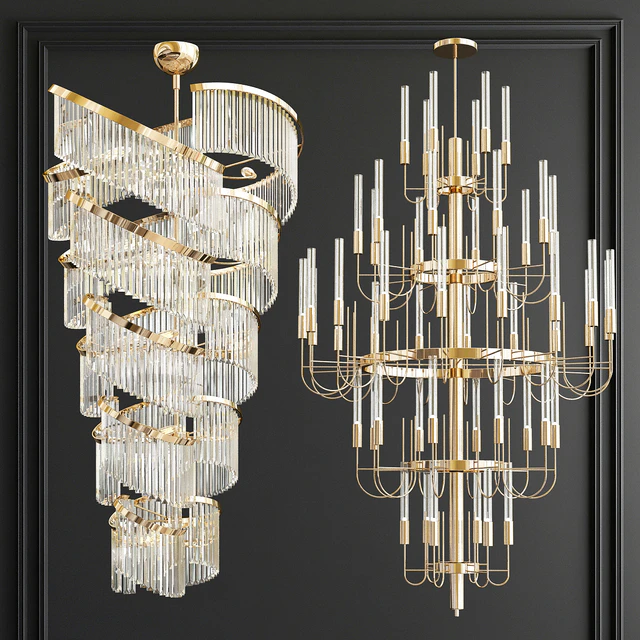 Big Chandeliers Collection - 3 type — Descargar