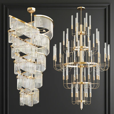 Big Chandeliers Collection - 3 type — Ver 2