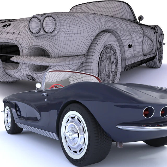 Chevrolet Corvette C1 1962 — Скачать