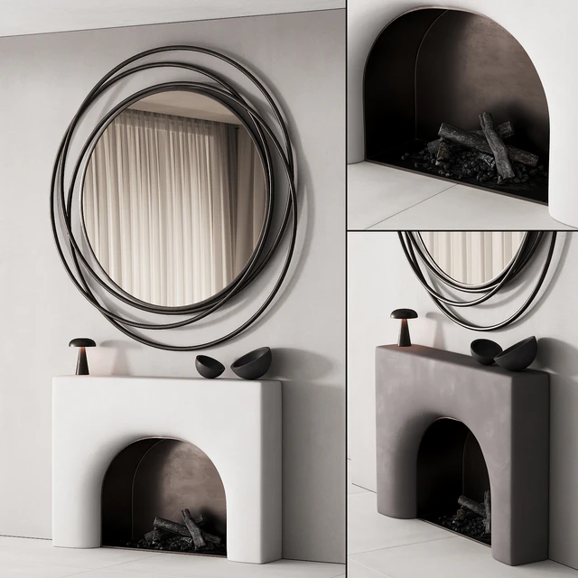 154 fireplace decorative wall kit 03 smooth soft fireplace 00 — Descargar