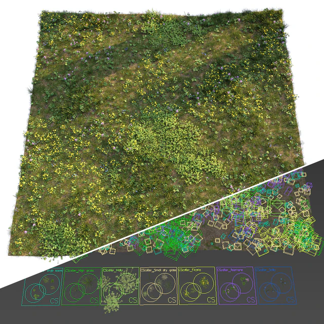 Spring grass set #1 — Descargar