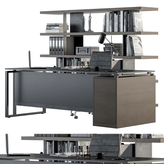 Office Furniture - Manager Set 22 — Descargar