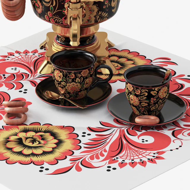 Samovar with bagels — Descargar