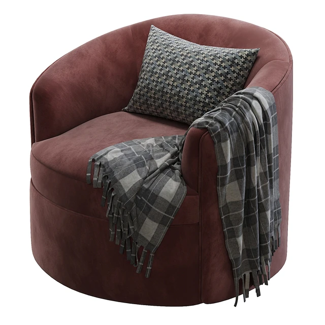 Coco Republic Luna Swivel Chair — Descargar
