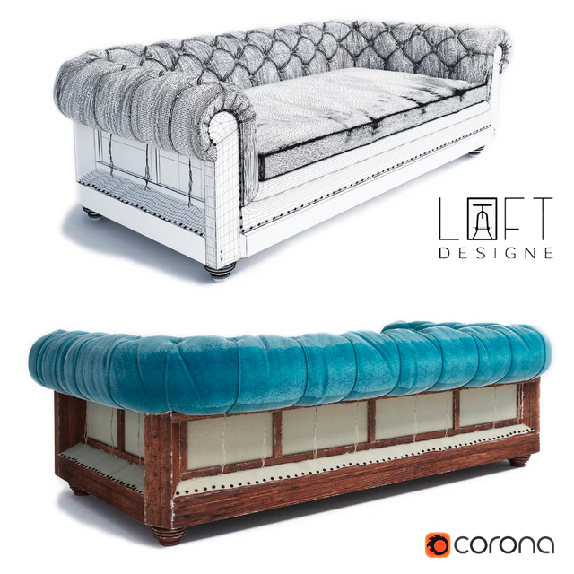 Loft design sofa 3663 — Descargar