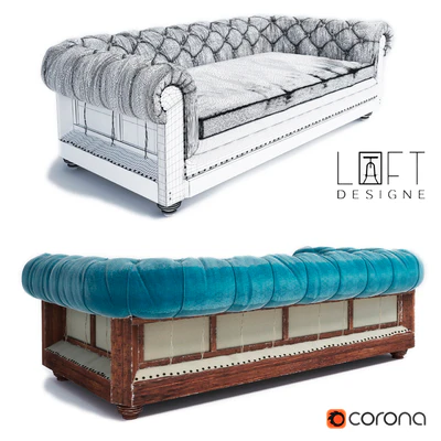 Loft design sofa 3663 — Ver 2