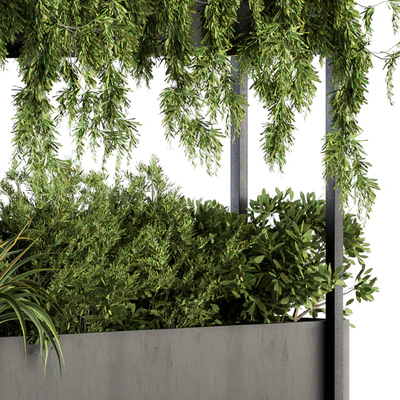 indoor Plant Set 215 -Plant Box Stand — Ver 2