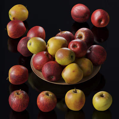Apples Gala. 4 models — Ver 3