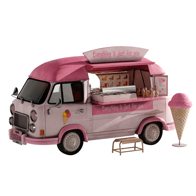 Foodtruck ice cream set 2 — Скачать