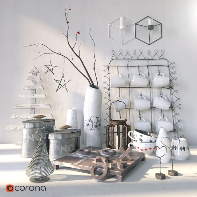 set Scandinavian decor 01 — Скачать