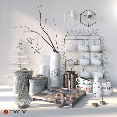 set Scandinavian decor 01 — Вид 1
