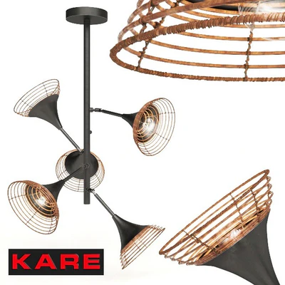 Pendant Lamp Rattan 5-lite — Вид 1