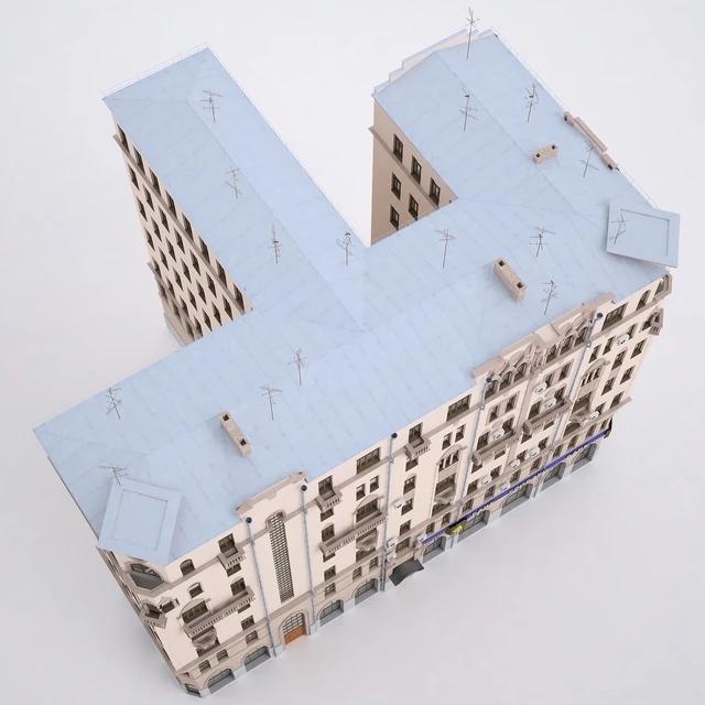 The building of Moscow Street. Gardening Samotёchnaya-street, 2/12 — Descargar