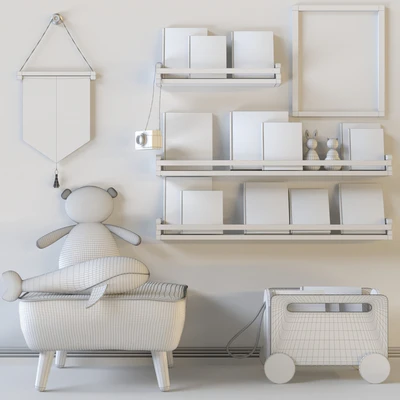 Accessories for a children's room. soft toy — Ver 2