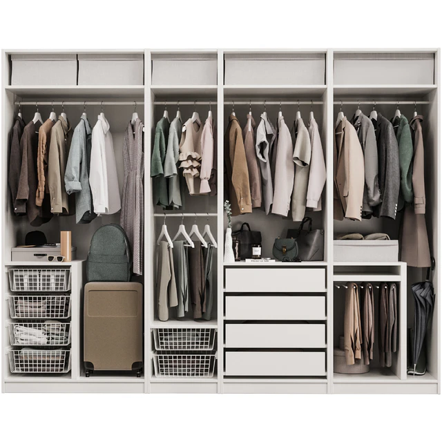 Wardrobe with decor clothes — Descargar