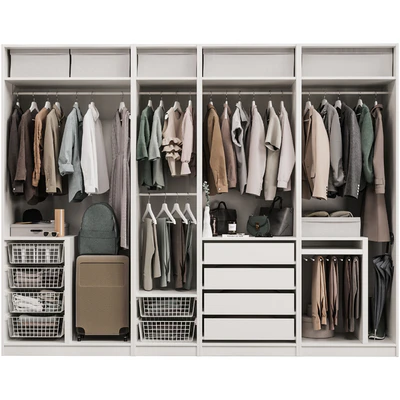 Wardrobe with decor clothes — Ver 1