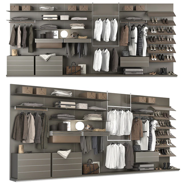 Rimadesio Abacus Walk-in Closet 1 — Скачать