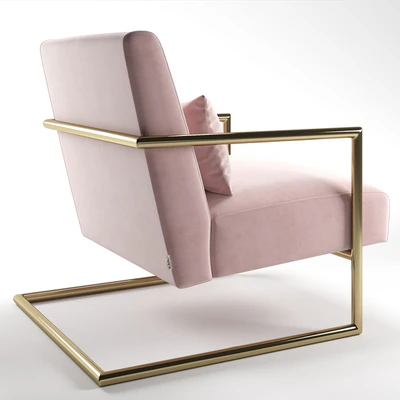 Sessel Living Vegas Blue and Pink — Ver 2